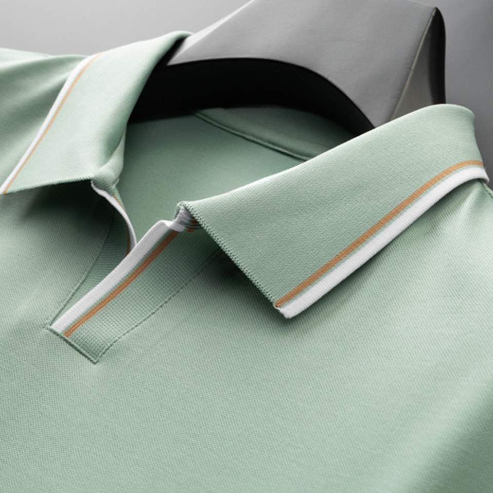 GUALTIERO™ | ZIJDEN POLO ZONDER KNOPEN