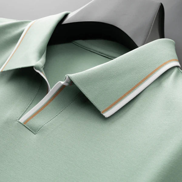 DIRK - LUXE KORTE MOUWEN  POLO SHIRT