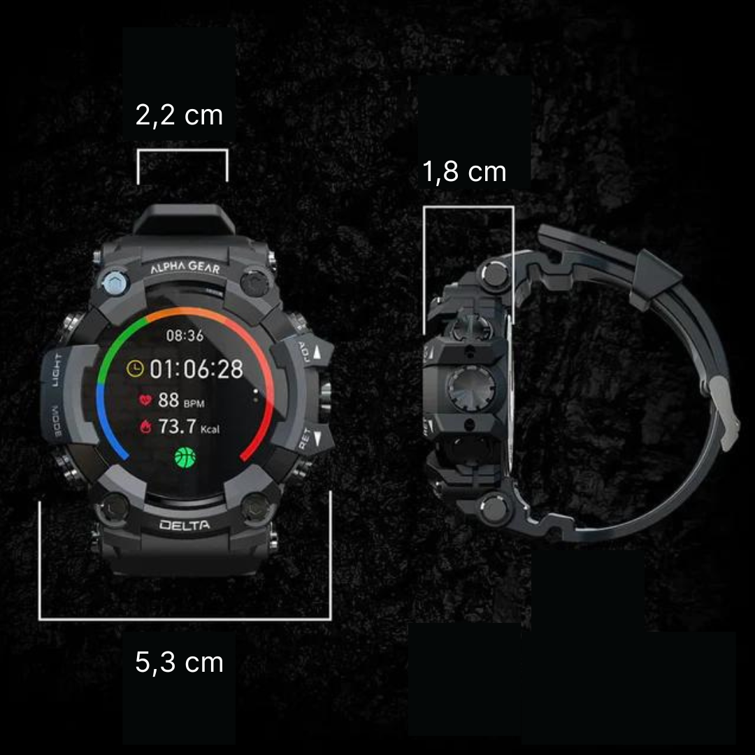 Alpha Smartwatch™ | Functionaliteit in een stoere Smartwatch