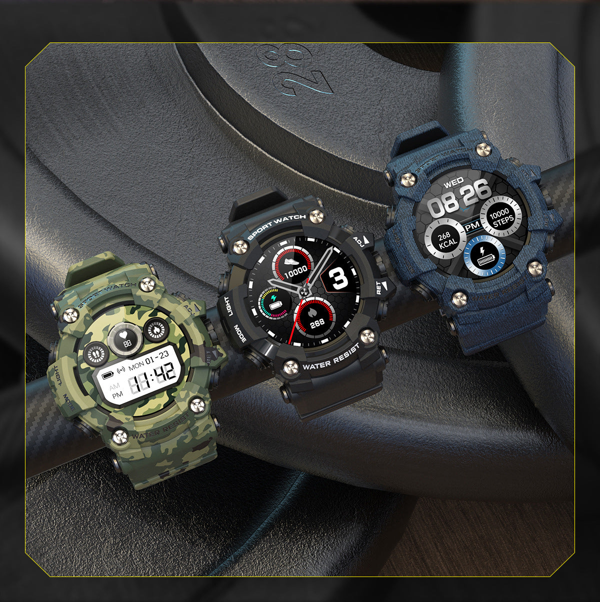 Alpha Smartwatch™ | Functionaliteit in een stoere Smartwatch