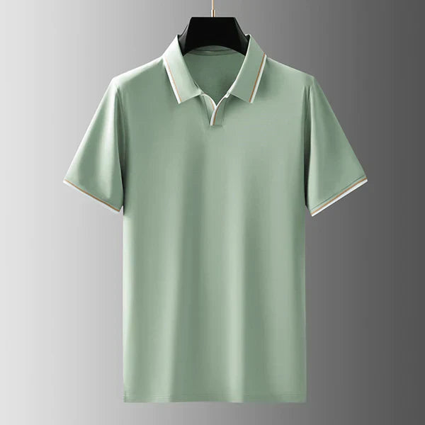 DIRK - LUXE KORTE MOUWEN  POLO SHIRT