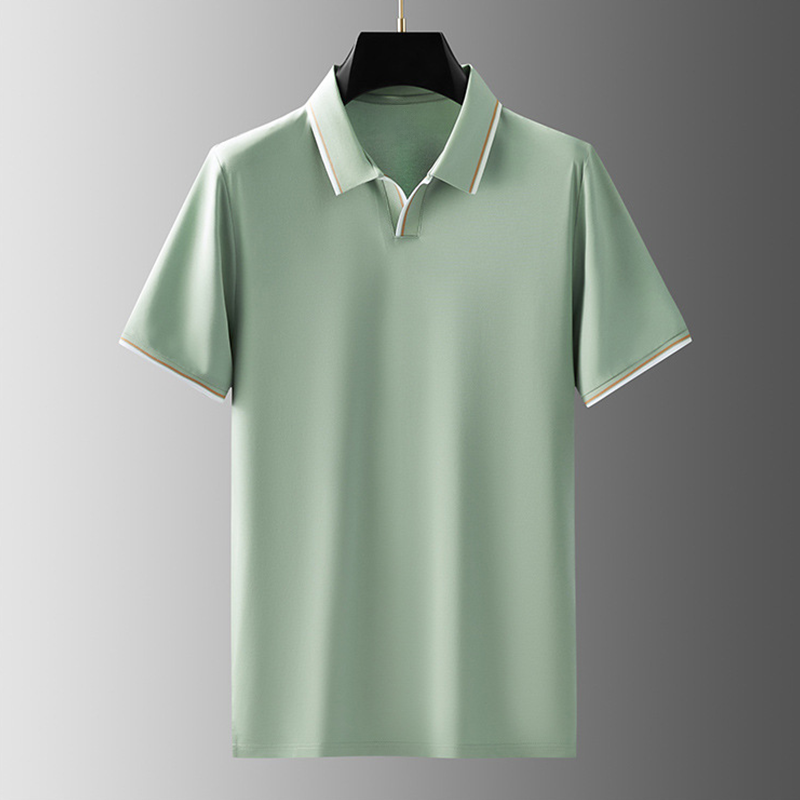 GUALTIERO™ | ZIJDEN POLO ZONDER KNOPEN
