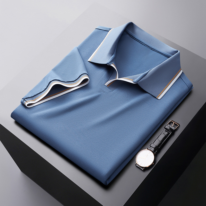GUALTIERO™ | ZIJDEN POLO ZONDER KNOPEN