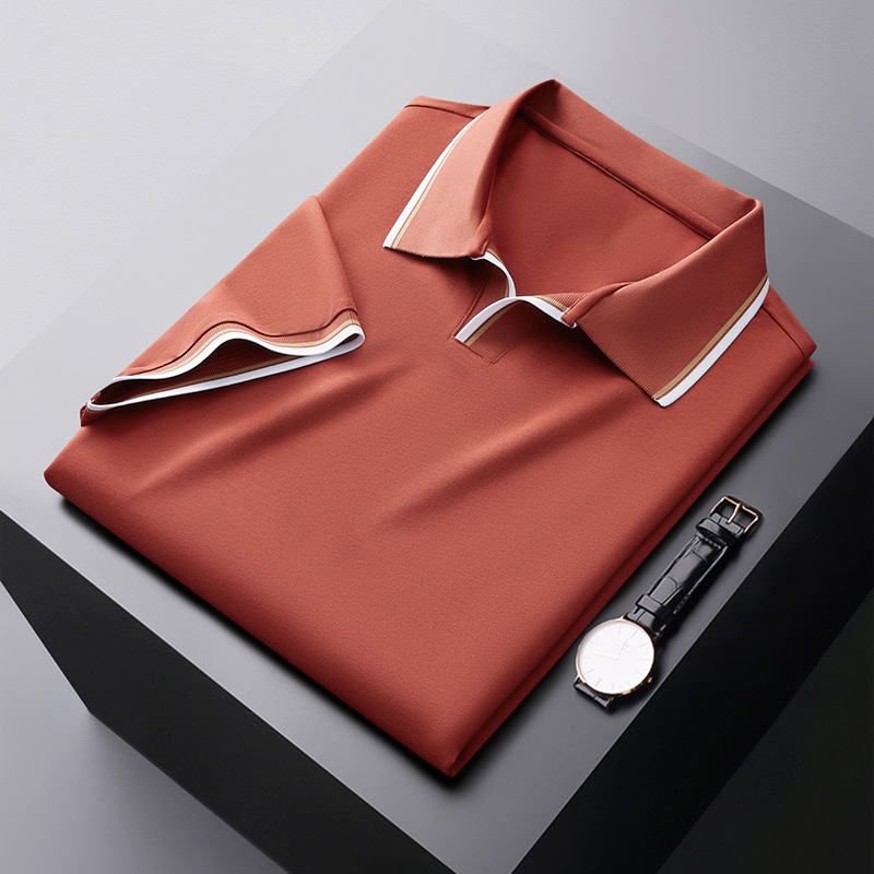 GUALTIERO™ | ZIJDEN POLO ZONDER KNOPEN