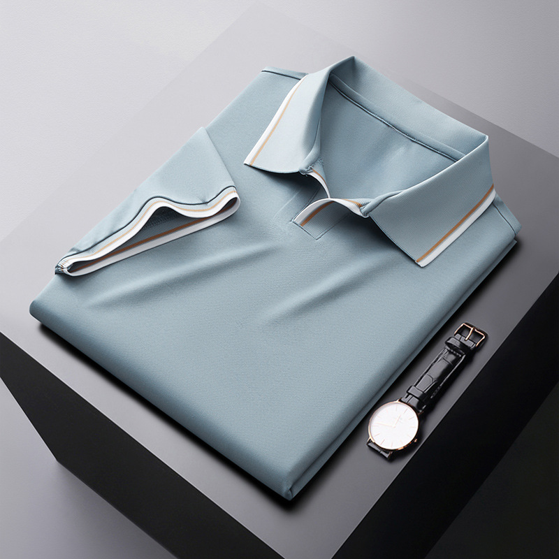 GUALTIERO™ | ZIJDEN POLO ZONDER KNOPEN