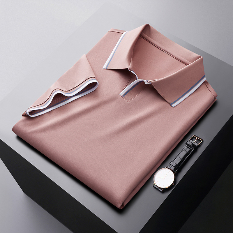 GUALTIERO™ | ZIJDEN POLO ZONDER KNOPEN