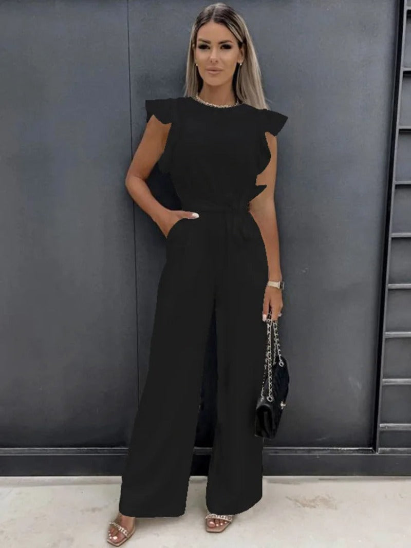 Anna - Jumpsuit met vlindermouwen