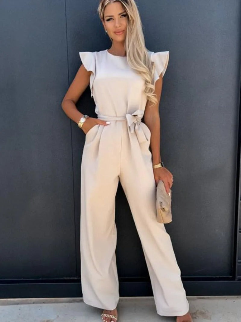 Anna - Jumpsuit met vlindermouwen
