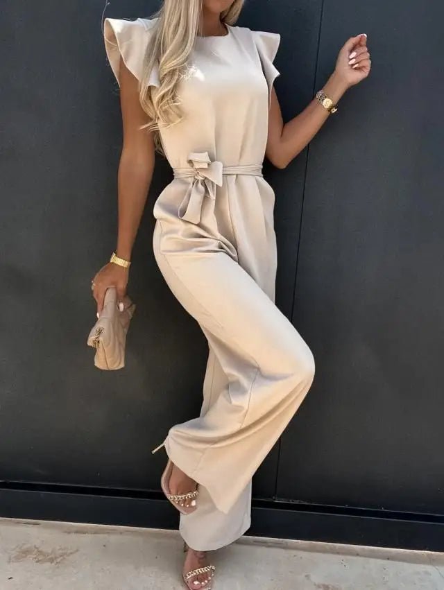 Anna - Jumpsuit met vlindermouwen