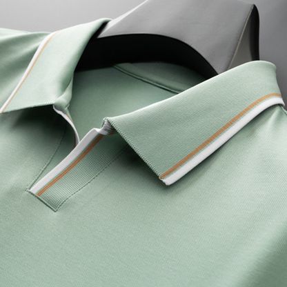 GUALTIERO™ | ZIJDEN POLO ZONDER KNOPEN