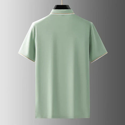 DIRK - LUXE KORTE MOUWEN  POLO SHIRT