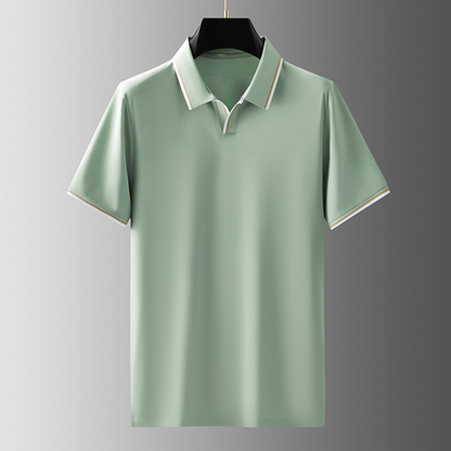 GUALTIERO™ | ZIJDEN POLO ZONDER KNOPEN
