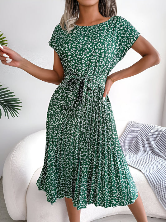 FENNA - BLOEMEN GEPLOOIDE ELEGANCE JURK