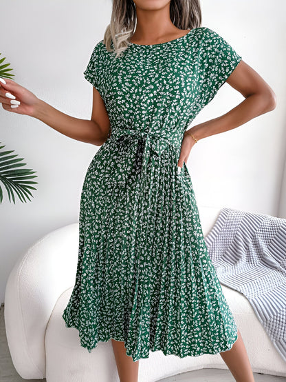 FENNA - BLOEMEN GEPLOOIDE ELEGANCE JURK